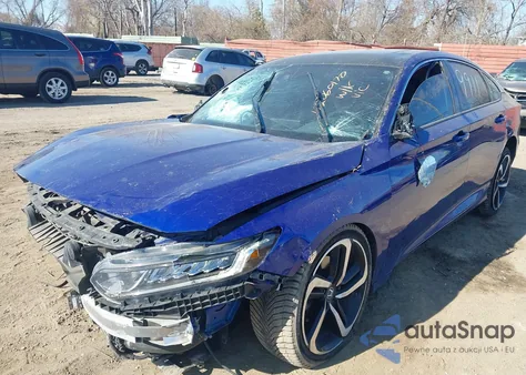 2018 Honda Accord Sport 2.0T из США, поврежденный, VIN 1HGCV2F31JA019911